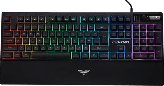 Preyon PLCA104B Long Claw Alpha Gaming Πληκτρολόγιο με RGB φωτισμό Αγγλικό US