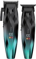 Primo PRHT-40560B+PRHT-40560S Σετ Κουρευτικής Μηχανής Πράσινο