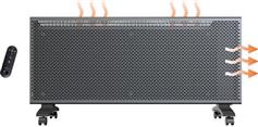Primo PRMH-81138 Θερμοπομπός Δαπέδου 2000W Mica με Ηλεκτρονικό Θερμοστάτη και WiFi 89x45cm Γκρι
