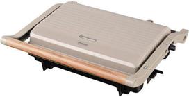 Primo PRPT-40493 Panini Τοστιέρα για 2 Τοστ 1000W Wooden-Γκρι