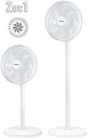 Primo PRSF-80604 Ανεμιστήρας Ορθοστάτης 2 σε 1 50W Διαμέτρου 40cm