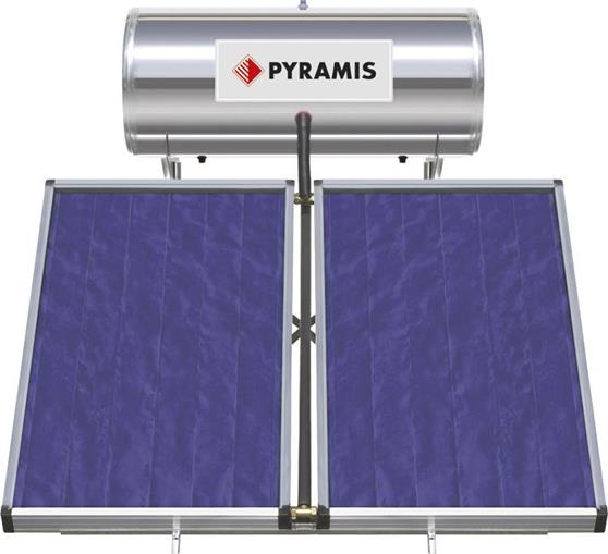 Pyramis 200 lt Επιλεκτικού Συλλέκτη 4m2 Τριπλής Ενέργειας