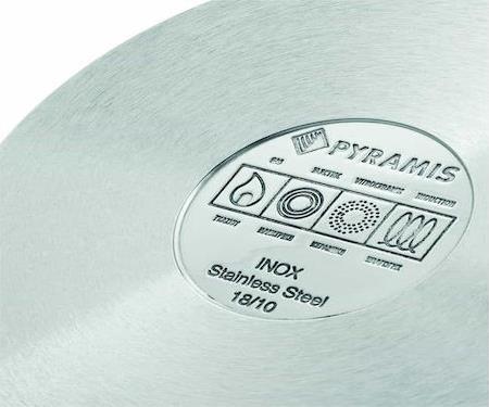 Pyramis Classic Βαθιά Ανοξείδωτη Κατσαρόλα 8.6lt / 28cm
