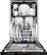 Pyramis DWF 45FI Πλήρως Εντοιχιζόμενο Πλυντήριο Πιάτων για 10 Σερβίτσια Π45cm