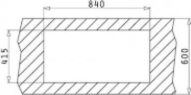 Pyramis ET33 (86X43,5) Fork Αντιστρεφόμενος Σατινέ