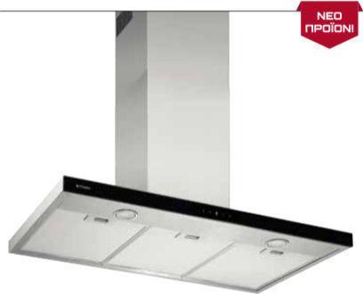 Pyramis Grandezzo Απορροφητήρας Καμινάδα 90cm Inox-Black