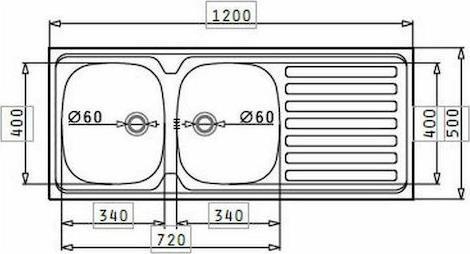 Pyramis International (120X50) 2B 1D Σατινέ