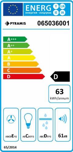 Pyramis NT Ecoline 60cm Inox