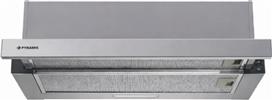 Pyramis PTC63413IX Συρόμενος Απορροφητήρας 60cm Γκρι