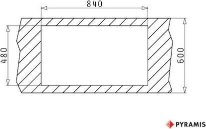 Pyramis Pyragranite Athlos PLUS (86X50) 1B 1D Αντιστρεφόμενος Beige