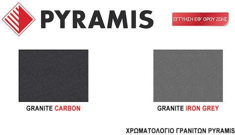 Pyramis Pyragranite Tetragon 70 x 40 1B Iron Grey 070068811