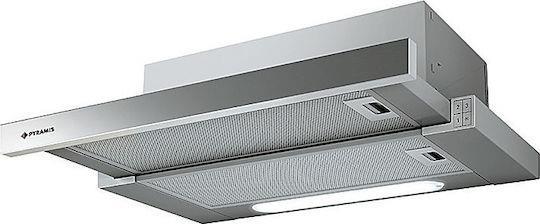 Pyramis Turbo Συρόμενος Απορροφητήρας 90cm Inox