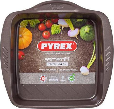 Pyrex Asimetria 24x24cm Αντικολλητικό