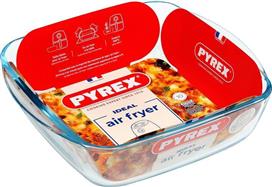 Pyrex Δοχείο Φαγητού Γυάλινο για Air Fryer 25x22cm 333329
