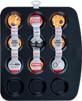 Pyrex Glide Φόρμα Ζαχαροπλαστικής για Cupcakes-Muffins 12 Θέσεων