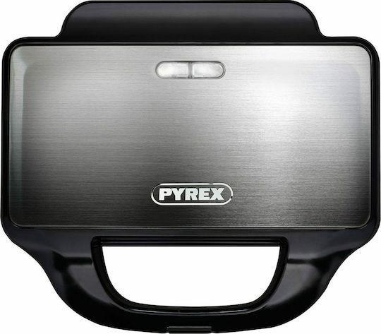 Pyrex SB-230 Ceramic Τοστιέρα με Αποσπώμενες Πλάκες για 2 Τοστ 1200W Ombre