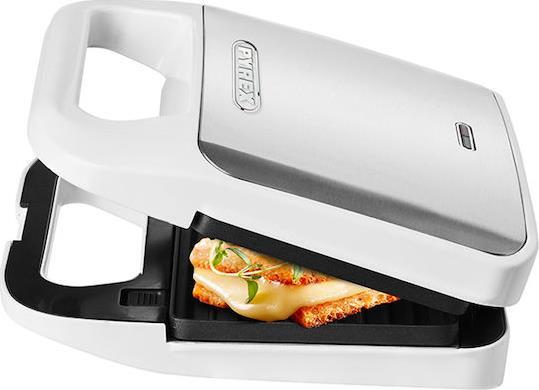 Pyrex SB 298 Τοστιέρα με Αποσπώμενες Πλάκες για 2 Τοστ 800W Λευκή