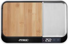 Pyrex SB-760 Ψηφιακή Ζυγαριά Κουζίνας 1gr/5kg & Ξύλο Κοπής