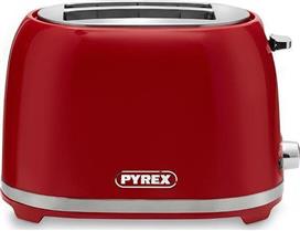 Pyrex SB-970 Retro Φρυγανιέρα 2 Θέσεων 850W Κόκκινη