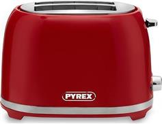 Pyrex SB-970 Retro Φρυγανιέρα 2 Θέσεων 850W Κόκκινη