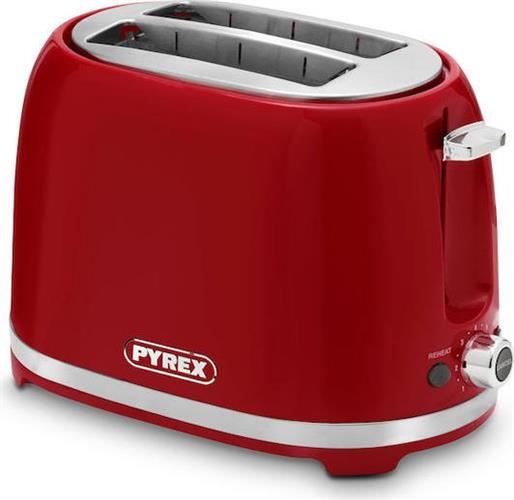 Pyrex SB-970 Retro Φρυγανιέρα 2 Θέσεων 850W Κόκκινη