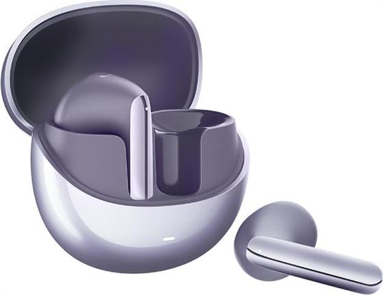 QCY AilyBuds Pro HT10 Bluetooth Handsfree Ακουστικά με Αντοχή στον Ιδρώτα και Θήκη Φόρτισης Μωβ 2.40.01.01.079