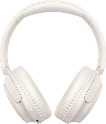 QCY H2S Lite Ασύρματα-Ενσύρματα On Ear Ακουστικά με 60 ώρες Λειτουργίας Λευκά 2.40.01.01.160