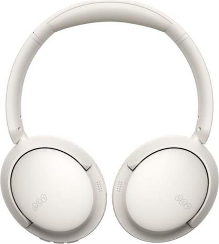 QCY H2S Lite Ασύρματα-Ενσύρματα On Ear Ακουστικά με 60 ώρες Λειτουργίας Λευκά 2.40.01.01.160