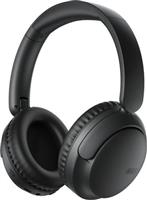 QCY H2S Lite Ασύρματα-Ενσύρματα On Ear Ακουστικά με 60 ώρες Λειτουργίας Μαύρα 2.40.01.01.159