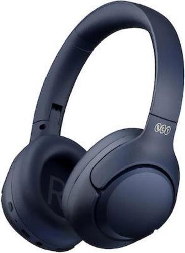 QCY H3 Ασύρματα Bluetooth Over Ear Ακουστικά με 70 ώρες Λειτουργίας Μπλε 2.40.01.01.052