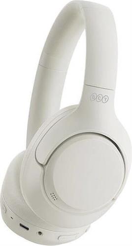 QCY H3 Ασύρματα Bluetooth Over Ear Ακουστικά με 70 ώρες Λειτουργίας Λευκά 2.40.01.01.054