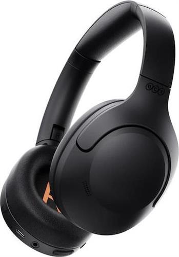 QCY H3 Lite ANC Ασύρματα Over Ear Ακουστικά με 60 ώρες Λειτουργίας Μαύρα 2.40.01.01.067