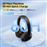 QCY H3 Lite ANC Ασύρματα Over Ear Ακουστικά με 60 ώρες Λειτουργίας Μαύρα 2.40.01.01.067