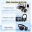QCY H3 Lite ANC Ασύρματα Over Ear Ακουστικά με 60 ώρες Λειτουργίας Μαύρα 2.40.01.01.067