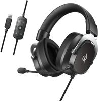 QCY Heroad VT200 Pro Over Ear Gaming Headset με σύνδεση USB Black για PC, PS4, PS5 2.40.01.02.004