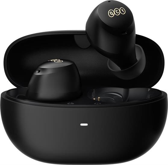 QCY HT07 In-ear Bluetooth Handsfree Ακουστικά με Αντοχή στον Ιδρώτα και Θήκη Φόρτισης Μαύρα 2.40.01.01.046