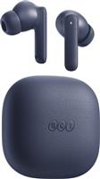 QCY QT43 Buds Bluetooth Handsfree Ακουστικά με Αντοχή στον Ιδρώτα και Θήκη Φόρτισης Μπλε 2.40.01.01.107