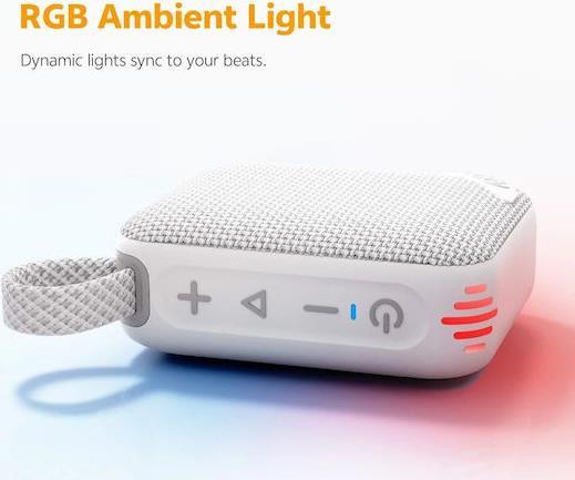 QCY SP2 Αδιάβροχο Ηχείο Bluetooth Γκρι 2.40.01.00.010