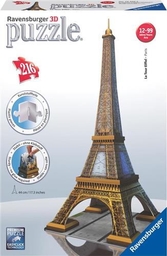Ravensburger 3D Puzzle: Eiffel Tower 216pcs για 12+ Ετών 12556