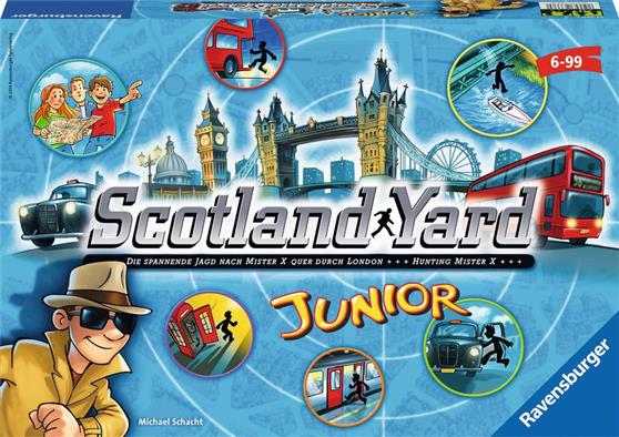 Ravensburger Επιτραπέζιο Παιχνίδι Scotland Yard Junior για 2-4 Παίκτες 6+ Ετών 22289