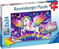 Ravensburger Παιδικό Puzzle Μονόκερος & Πήγασος 48pcs για 4+ Ετών 05677