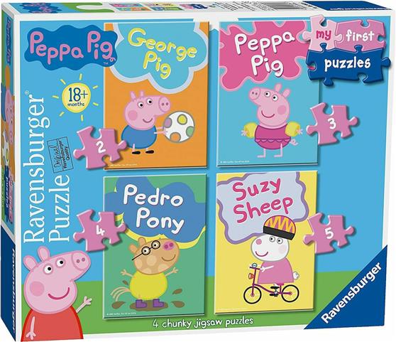 Ravensburger Παιδικό Puzzle Peppa Pig 14pcs 06960