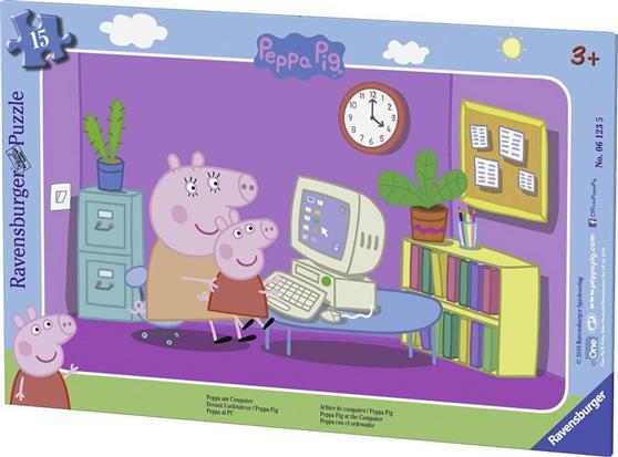 Ravensburger Παιδικό Puzzle Peppa Pig 15pcs για 3+ Ετών 06123