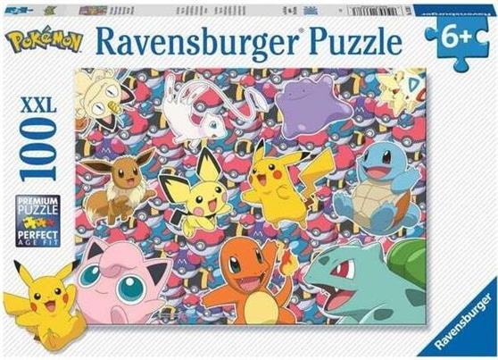 Ravensburger Παιδικό Puzzle Pokemon 100pcs για 6+ Ετών 13338