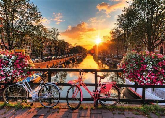 Ravensburger Puzzle Cycles in Amsterdam 1000pcs 19606