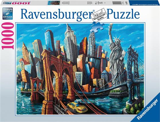 Ravensburger Puzzle Νέα Υόρκη 2D 1000pcs 16812