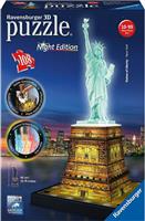 Ravensburger Puzzle Statue of Liberty, Night Edition 3D 108pcs 12596
