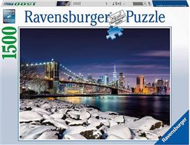 Ravensburger Puzzle Winter in New York 2D 1500 Κομμάτια 17108