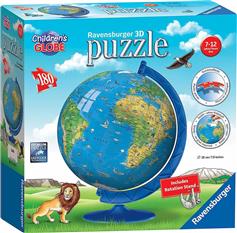 Ravensburger Puzzleball Children's Globe 180pcs για 7+ Ετών 12338