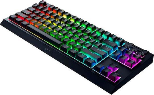 Razer Blackwidow V4 Ασύρματο Gaming Μηχανικό Πληκτρολόγιο Tenkeyless με Orange διακόπτες και RGB φωτισμό 1.28.80.26.317